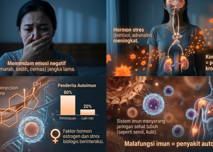Benarkah Memendam Emosi Bisa Memicu Penyakit Autoimun? Ini Penjelasan Medisnya
