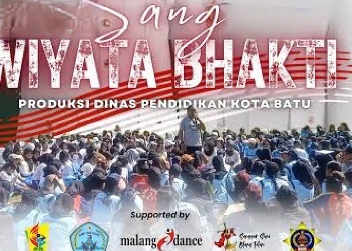 Memperingati Hardiknas, Digelar Tari Masal Sang Wiyata Bhakti di Stadion Brantas