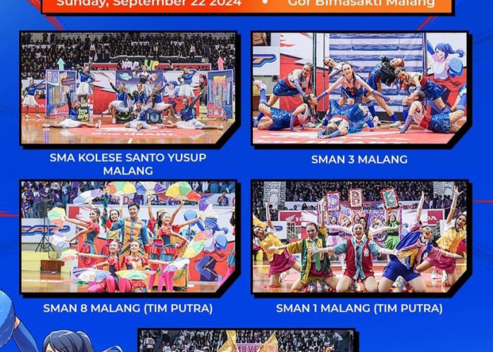 Bukan Cuma Adu Fisik Rebutan Bola, DBL Malang Juga Dimeriahkan Dance Competition, Ini Top Ten-nya 