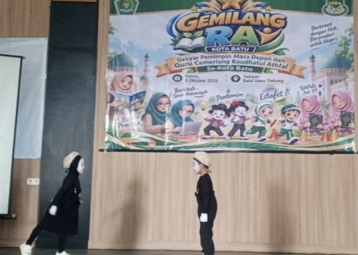Gemilang RA 2026 di Kota Batu, 24 Lembaga Unjuk Kreativitas Guru dan Anak