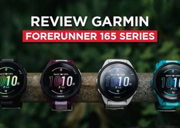 Garmin Forerunner 165: Smartwatch Lari Layar AMOLED Termurah yang Manjakan Pelari Pemula