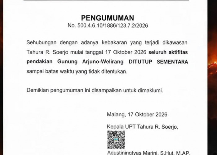 Kebakaran Arjuno-Welirang Meluas, Jalur Pendakian Welirang Ditutup
