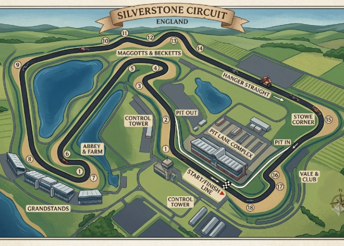 MotoGP Inggris 2026: Mengapa Sirkuit Silverstone Jadi Trek Favorit Sekaligus Momok bagi Pembalap?