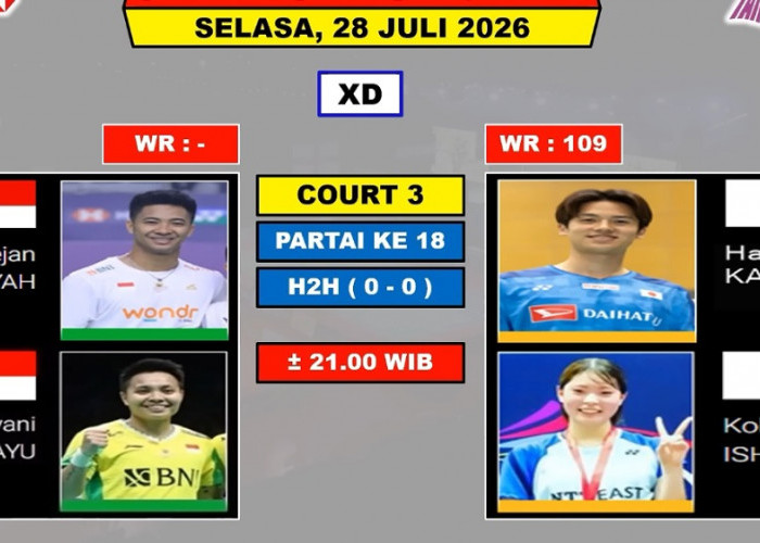 BWF Taipei Open 2026: Dejan Ferdinansyah/Apriyani Rahayu Jalani Debut, Hadapi Wakil Jepang di 32 Besar