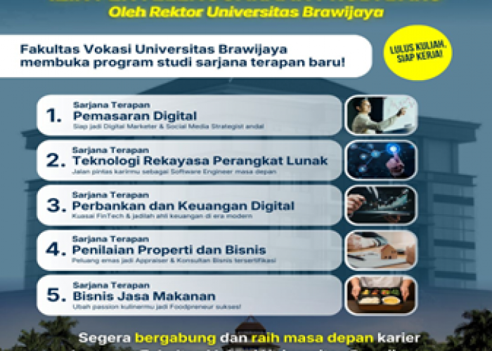 Fakultas Vokasi UB Buka Lima Program Studi Baru untuk Misi Cetak SDM Unggul di Era Digital