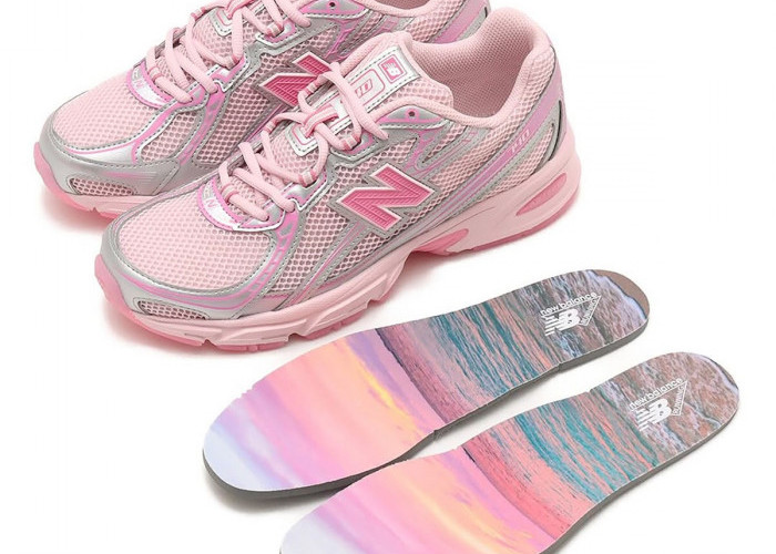 New Balance Kolab dengan Atmos Pink, Bawa Nuansa Pantai Pink Indonesia ke Sneaker Terbarunya