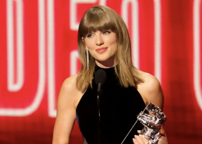 Taylor Swift Borong 3 Trofi MTV VMAs 2026, Pecahkan Rekor dan Tampilkan Patient Zero