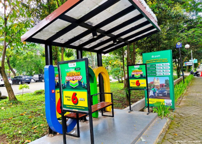 UM Sediakan Grab Smart Shelter, Permudah Penjemputan Transportasi Online di Area Kampus