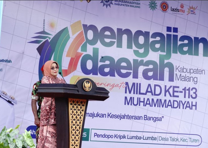 Hadiri Pengajian Milad ke-113 Muhammadiyah, Wabup Lathifah: Kontribusi Muhammadiyah Sangat Nyata