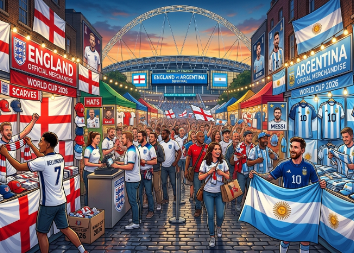 Jelang Inggris vs Argentina, Merchandise Semifinal Piala Dunia 2026 Laris Manis! Jersey 'Keramat' Maradona Jad