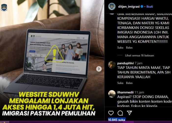 Imigrasi Minta Maaf dan Akui Website Down, ‘War’ SDU WHV ke Australia Dibuka Lagi Jumat Besok  