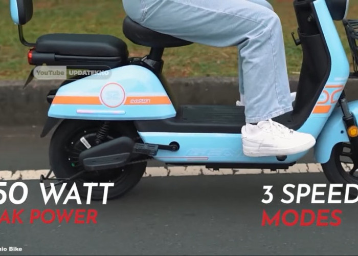 Genio Easton S2 Jadi Sorotan, Sepeda Listrik Rp4 Jutaan dengan NFC, Speaker Bluetooth dan USB Charging