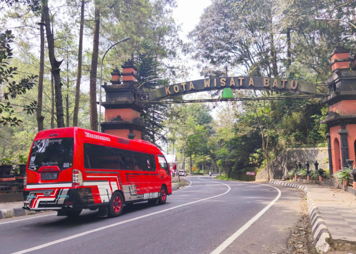 Arus Lalu Lintas Minggu Terakhir Libur Sekolah Kota Batu Landai, Ruas Jalan Terpantau Lenggang