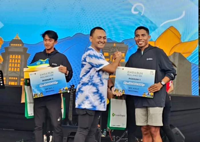 EMBA Run Malang 10K Diikuti Ribuan Pelari, Dandim 0833 Juga Ikut