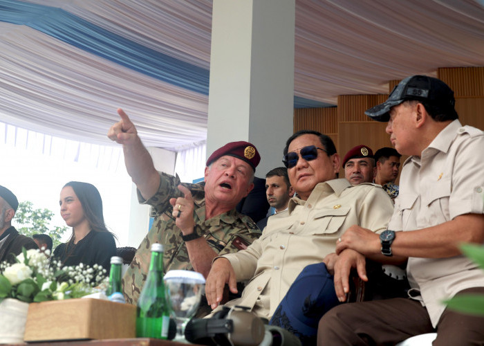 Prabowo dan Raja Abdullah II Saksikan Demontrasi Drone dari TNI dan AB Yordania