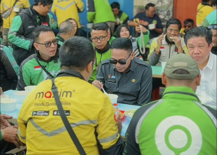 Wali Kota Malang Ajak 700 Ojol Sarapan Bareng, Tekankan Kota Harus Tetap Aman dan Kondusif