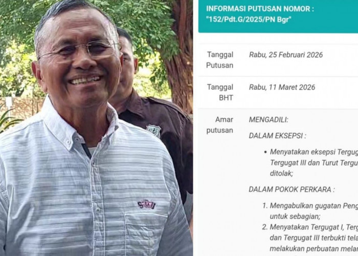 Menang Gugatan Lawan Jawa Pos, PN Bogor Nyatakan Dahlan Iskan Pemilik Sah Radar Bogor