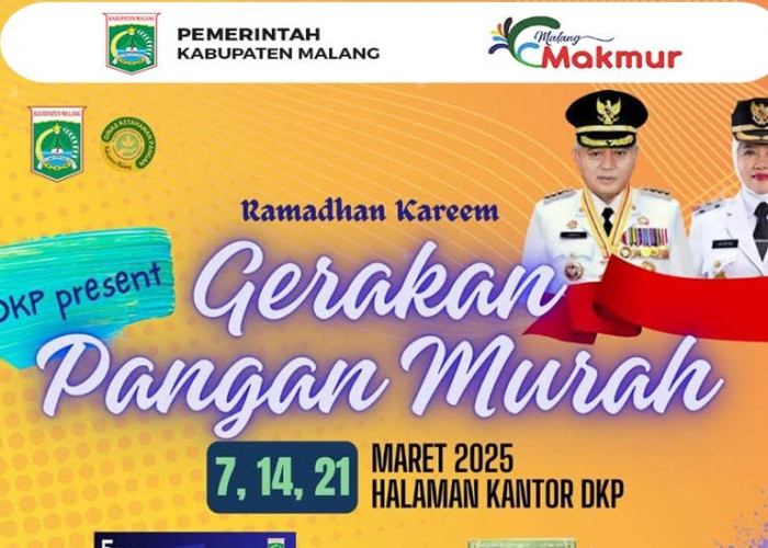 Pemerintah Kabupaten Malang Gelar Gerakan Pangan Murah Menyambut Ramadan, Tempatnya di Pakisaji