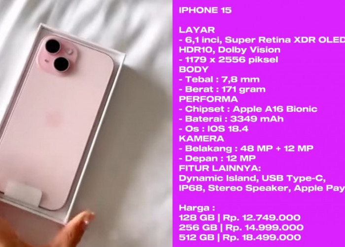 Harga iPhone April 2026 Turun Lagi! iPhone 14 Kini Rp8,4 Juta, iPhone 17 Pro Max Tembus Rp30 Jutaan
