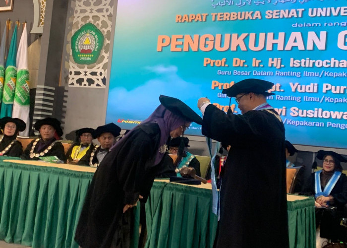 UNISMA Kukuhkan Tiga Guru Besar Baru, Total Profesor Kini Capai 27 Orang
