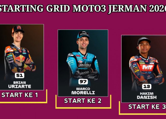 Veda Ega Pratama Hadapi Ujian Berat di Sachsenring, Start Posisi 13 saat Rival Berada di Barisan Depan