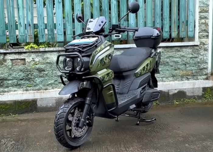 Review Indomobil eMotor Tyranno: Motor Listrik Bergaya Adventure dengan Android Auto dan Jarak 110 Km