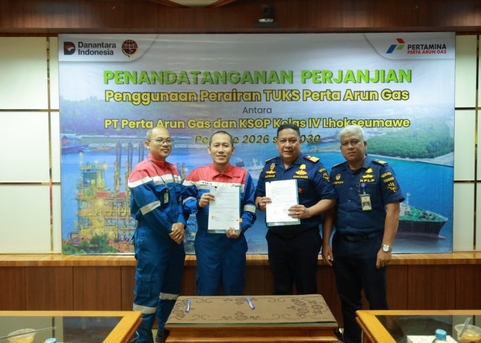 PAG dan KSOP Lhokseumawe Teken Kerja Sama TUKS hingga 2030