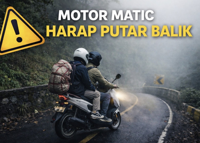 Motor Matic Diminta Putar Balik di Jalur Klemuk Kota Batu, Ini Alasannya