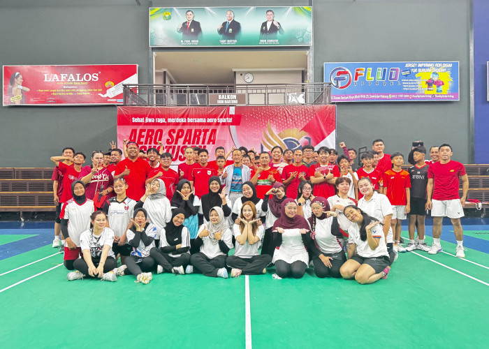Aero Sparta Gelar Turnamen Agustusan di Pakis, 62 Peserta Adu Smash Sambut HUT ke-81 RI