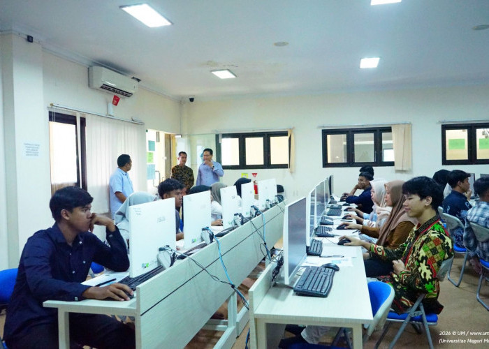 Peminat Tembus 45 Ribu, UTBK 2026 di UM Diikuti 19.640 Peserta, Pengamanan Superketat