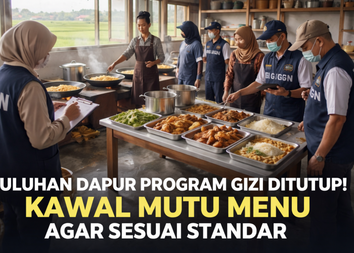 Puluhan SPPG Ditutup BGN, Warga Diminta Aktif Laporkan jika Menu Tak Sesuai Standar