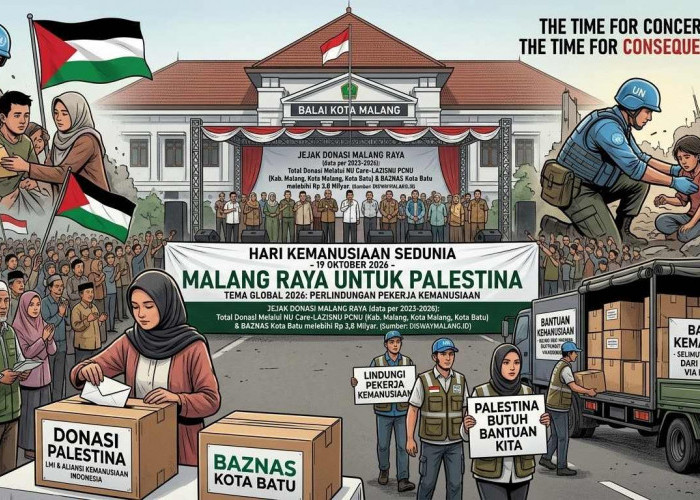 Hari Kemanusiaan Sedunia 2026, Jejak Bantuan Miliaran Rupiah dari Malang Raya untuk Palestina