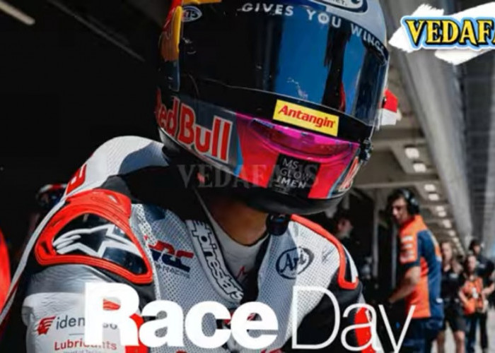 Veda Ega Pratama Bikin Geger Moto3 2026, Start Posisi 17 Tapi Jadi Rookie Paling Ditakuti