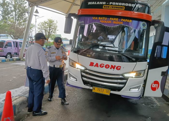 Dishub Gelar Rampcheck Acak di Kota Batu, Pelanggar Terbanyak  Bus Pariwisata