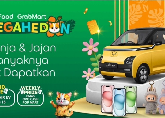 Grab Beri Diskon dan Hadiah Lewat Program Megahedon