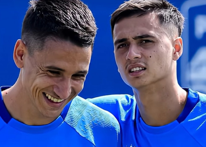Luka Menalo dan Eliano Reijnders Disebut Mirip, Momen Latihan Persib Bikin Bobotoh Salah Fokus