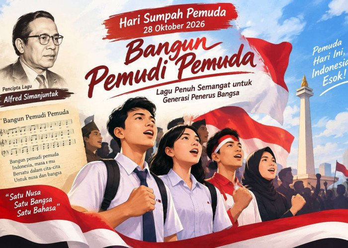 Lirik Lagu Bangun Pemudi Pemuda untuk Hari Sumpah Pemuda 2026, Ini Makna dan Pesannya