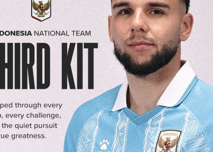 Jersey Ketiga Timnas Indonesia Resmi Dirilis Kelme, Kali Ini Hadir dengan Warna Biru Cerah