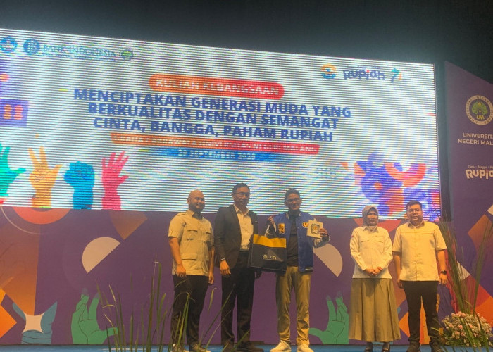 6.000 Mahasiswa UM Ikuti Kuliah Kebangsaan “Cinta Bangga Paham Rupiah”