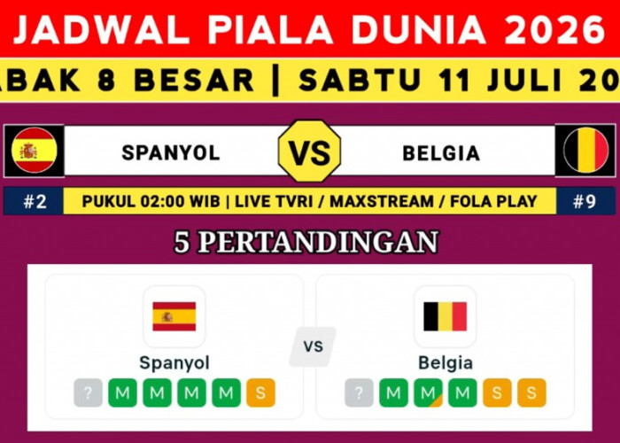 Prediksi Spanyol vs Belgia: Statistik Berpihak ke La Roja, tapi Satu Faktor Ini Bisa Gagalkan Tiket Semifinal