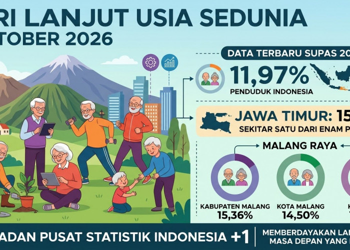 Hari Lansia Internasional 2026: Malang Raya Punya 573 Ribu Lansia, Ada yang Tembus 105 Tahun