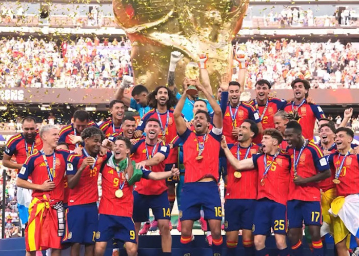 Viral Klaim Donald Trump Dihapus dari Foto Juara Spanyol di Piala Dunia 2026, Ini Faktanya