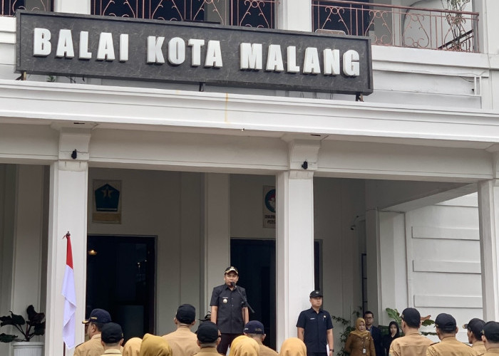 Ali Muthohirin Pimpin Apel di Balai Kota Malang: Nyuwun Sewu, Masuk Keluarga Besar Pemkot Malang