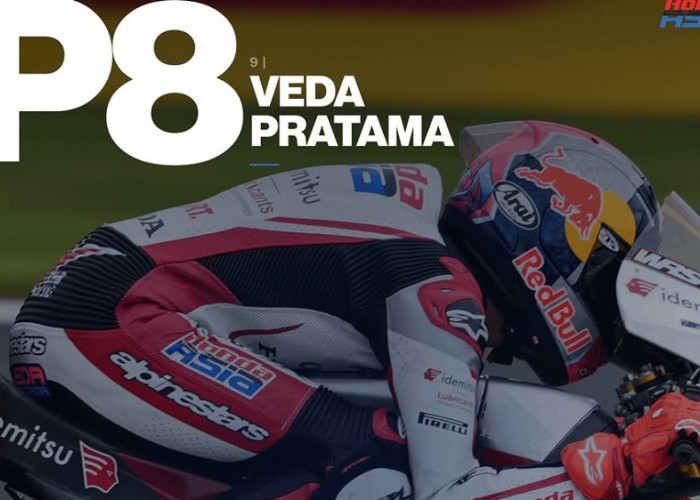 Hasil FP2 Veda Ega Pratama di Motegi: P8 dengan Waktu 1:55,597
