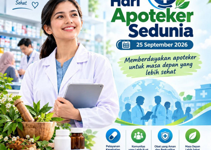 Hari Apoteker Sedunia 2026: Tema dan Sejarah, Ada 154 Ribu Apoteker Aktif di Indonesia