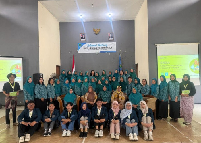 KKN Kimia UB Implementasikan Eco Enzim Berbasis Limbah Organik di Kelurahan Pandanwangi