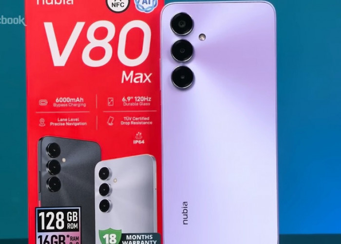Nubia V80 Max Cocok Buat Ojol? HP Rp1 Jutaan Ini Punya GPS Akurat dan Baterai Badak