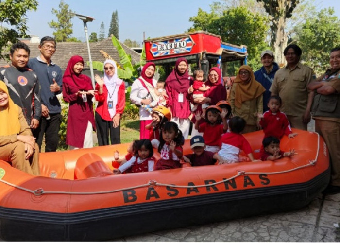 Belajar Mitigasi Bencana, 14 Anak TPA Surya Sakinah Kunjungi Posko BPBD Kota Batu