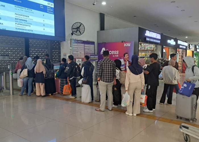 Libur Sekolah, Penumpang Stasiun Malang Naik 8 Persen