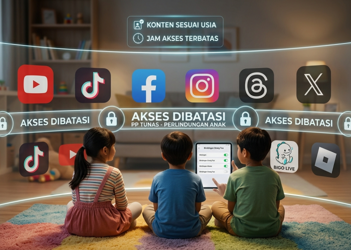 8 Platform Digital Wajib Batasi Akses Anak! Konsekuensi Pemberlakuan PP TUNAS